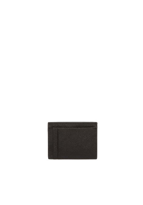 black logo card holder ARMANI EXCHANGE | 958053CC843-00020